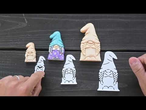 How to Carve a Wooden Girl Gnome  - Wood Gnome Carving & How to Carve Braids in Wood