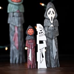 Spooky Halloween Pumpkin/Ghost Grim Reaper Stencil