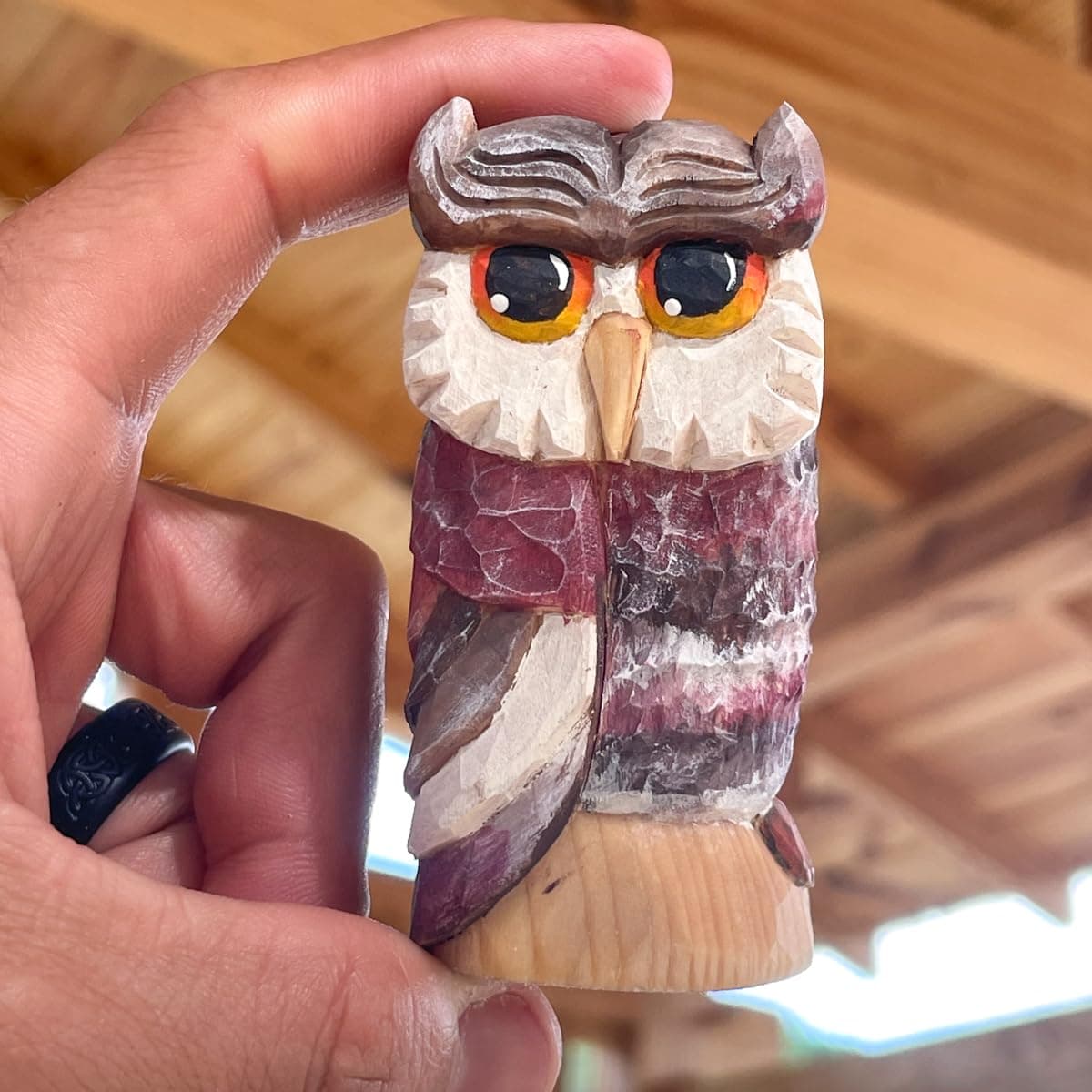 Owl Wood Carving Stencil product image 2