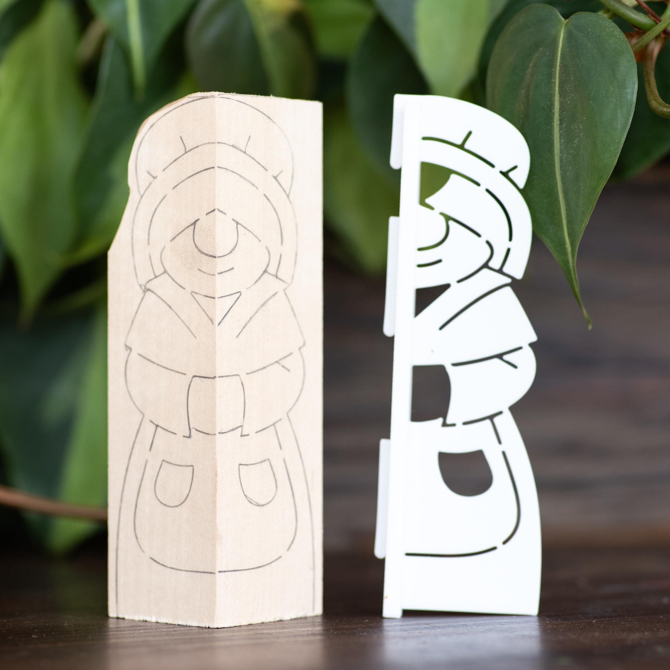 Mrs. Santa Clause Wood Carving Stencil product image 3
