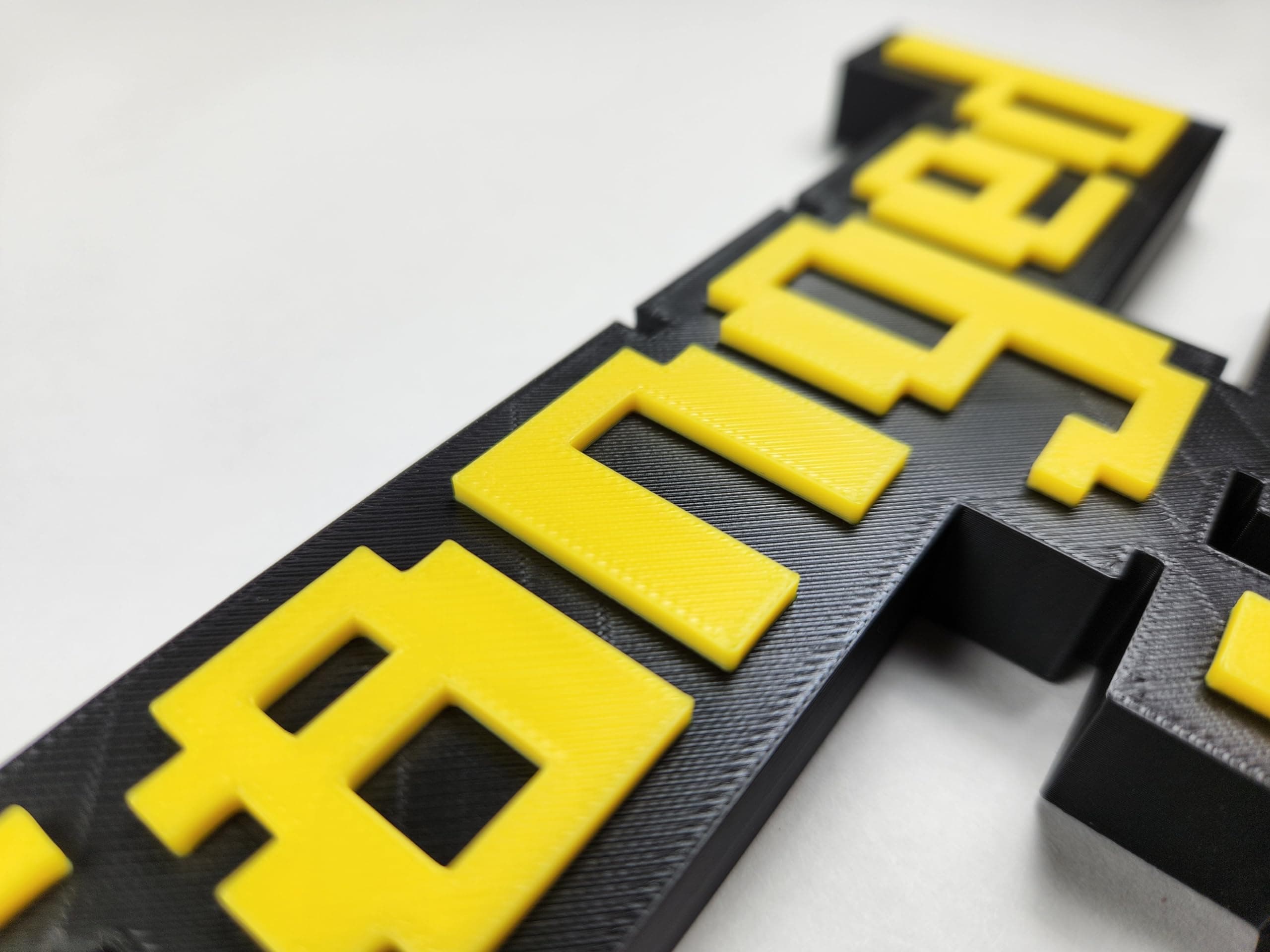 Runes Game Inspired Personalized Nameplate - 3D Printed - Desk/Shelf Decor (Dual-Line) product image 5