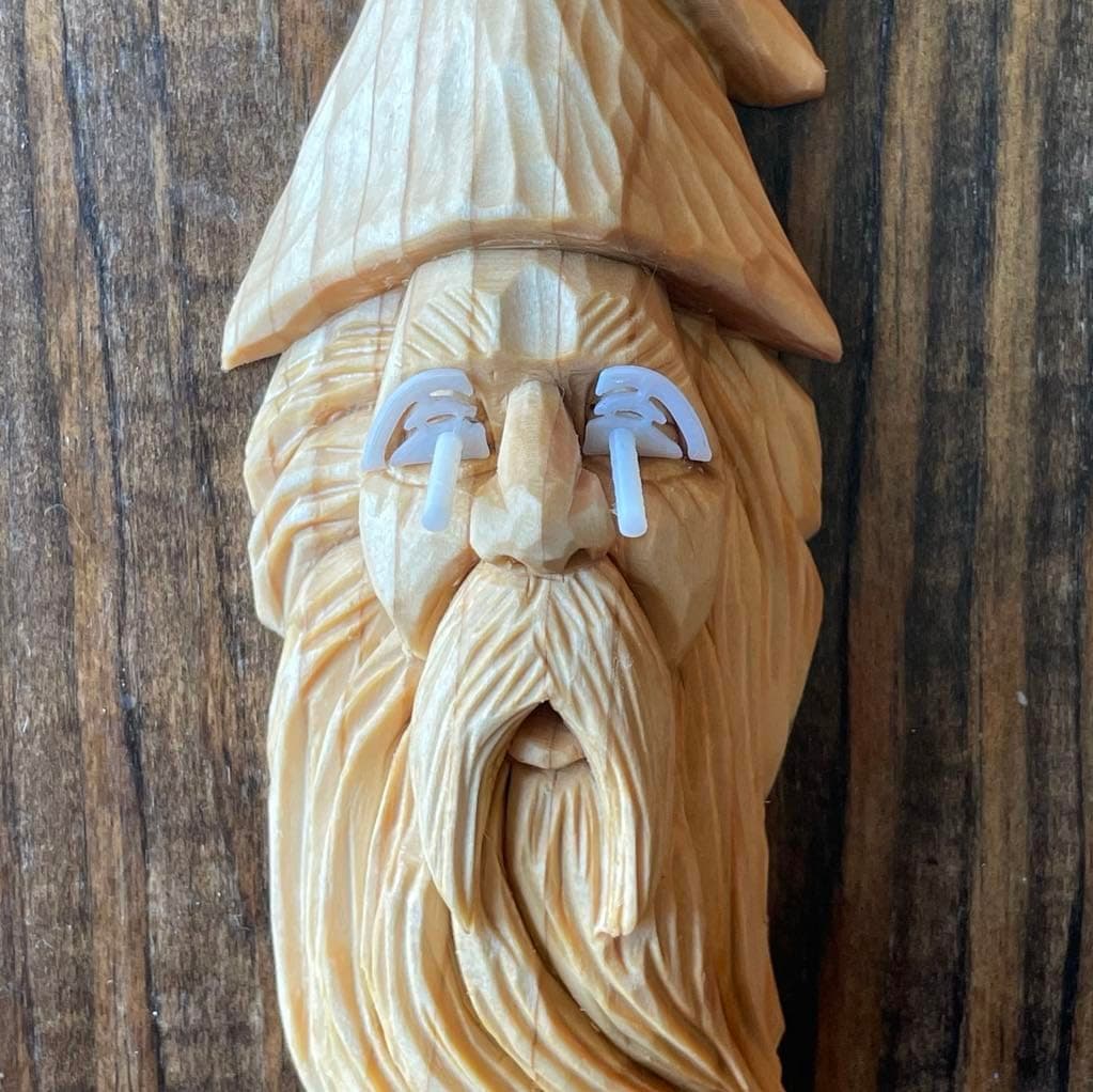 Wood Carving Stencils, Gnome, Bearded Man and Santa Figures (Spirit Face & Eyes) product image 4