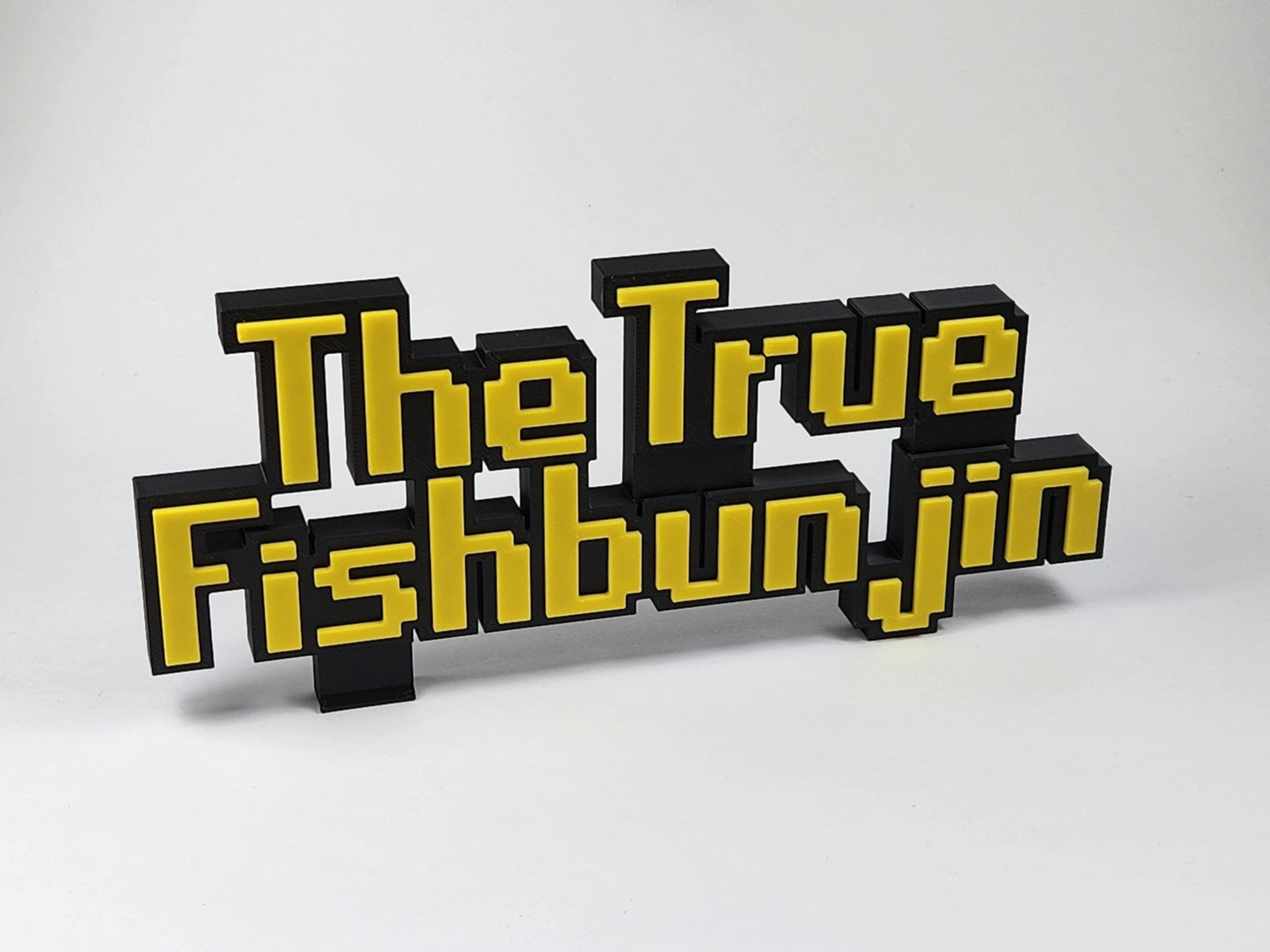 Runes Game Inspired Personalized Nameplate - 3D Printed - Desk/Shelf Decor (Dual-Line) product image 2