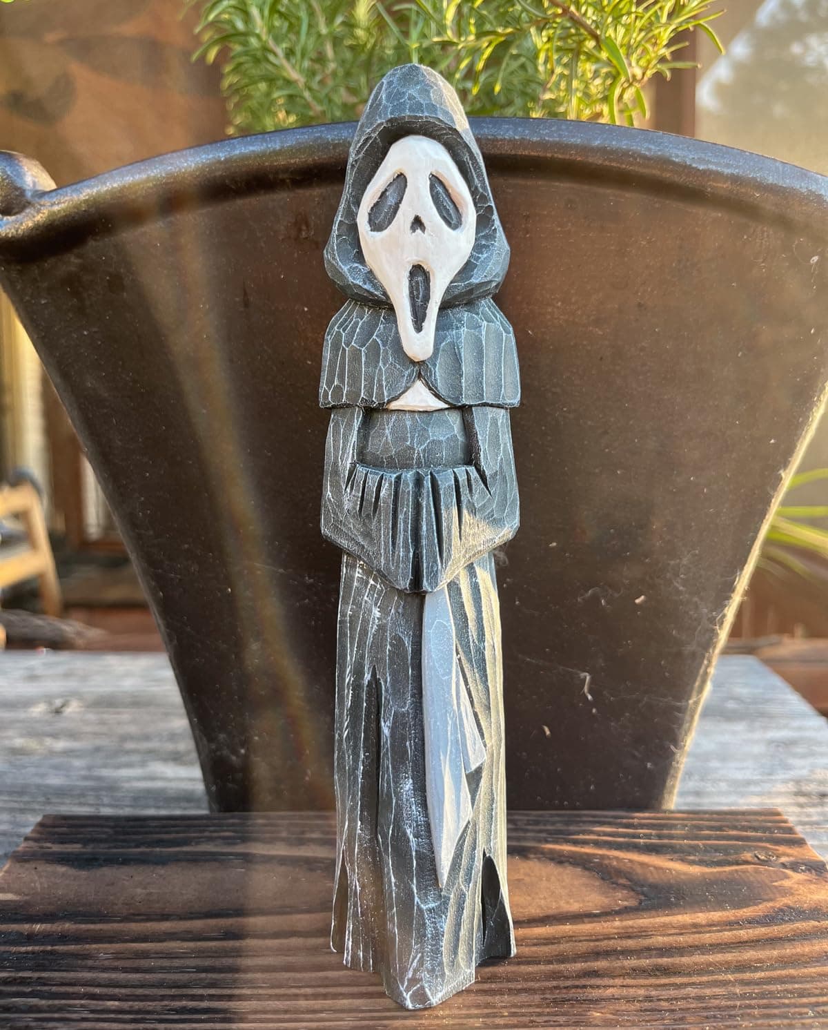 Spooky Halloween Pumpkin/Ghost Grim Reaper Stencil product image 5