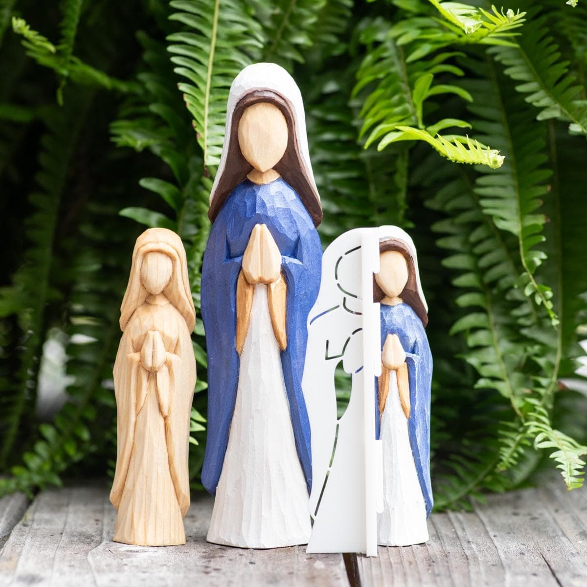 Mother Mary Wood Carving Stencil product image 2
