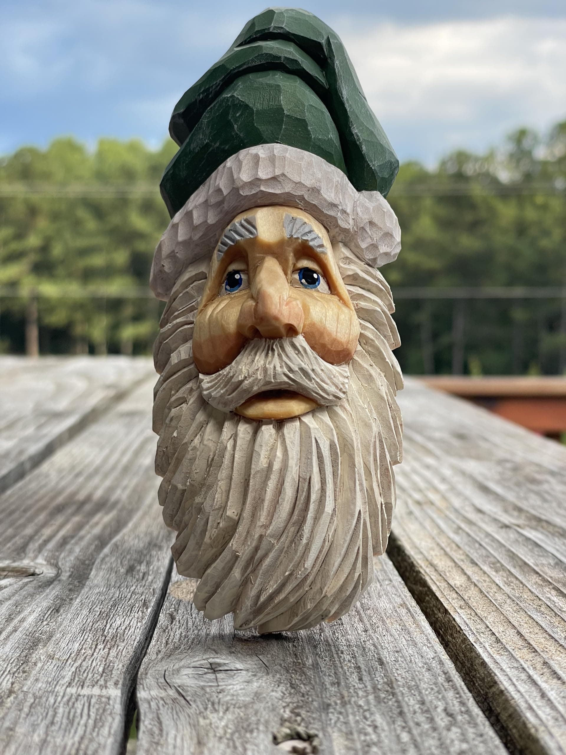 Wood Carving Stencils, Gnome, Bearded Man and Santa Figures (Santa Face & Eyes) product image 2