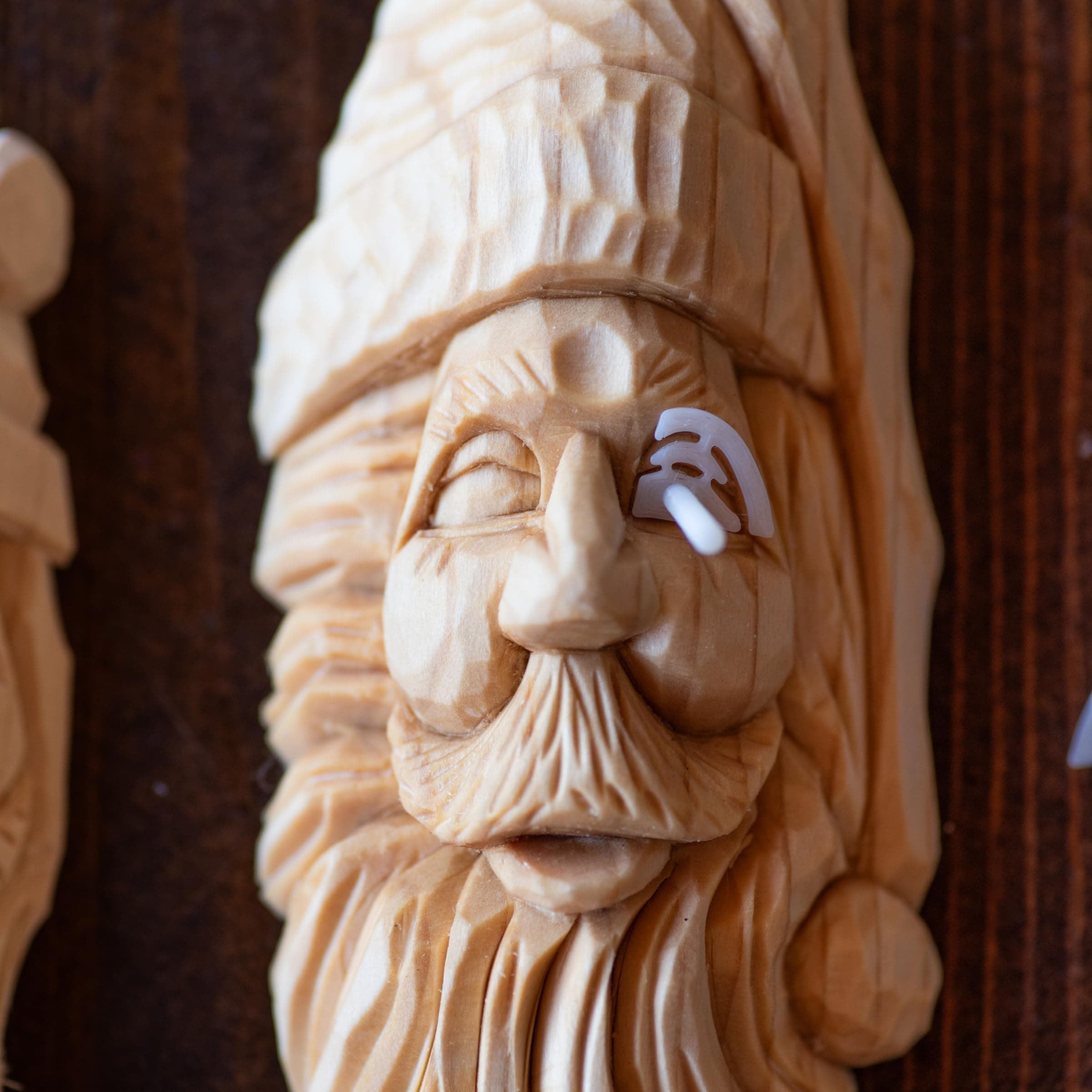 Wood Carving Stencils, Gnome, Bearded Man and Santa Figures (Santa Face & Eyes) product image 5