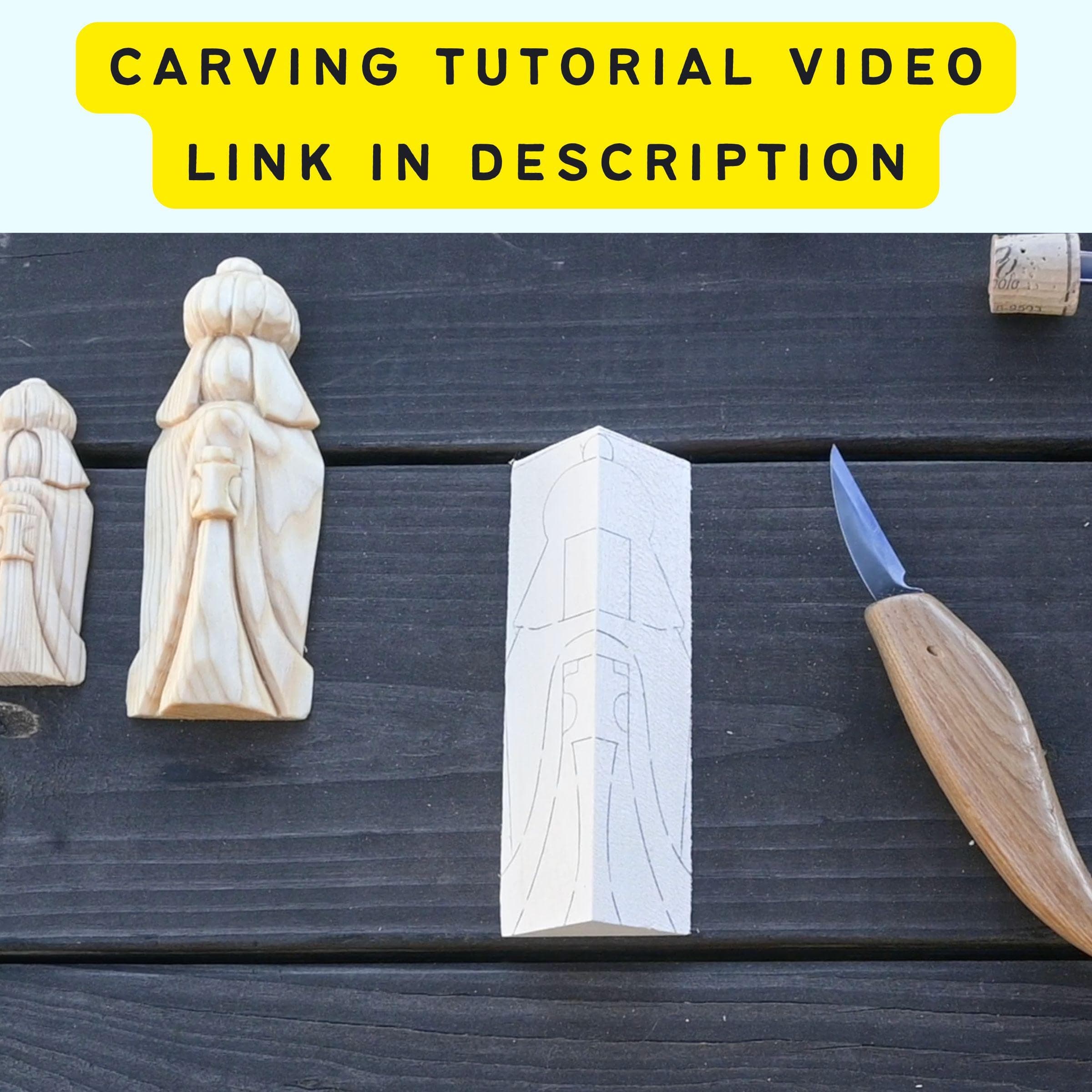Three Kings Wise Men Wood Carving Stencil product image 4