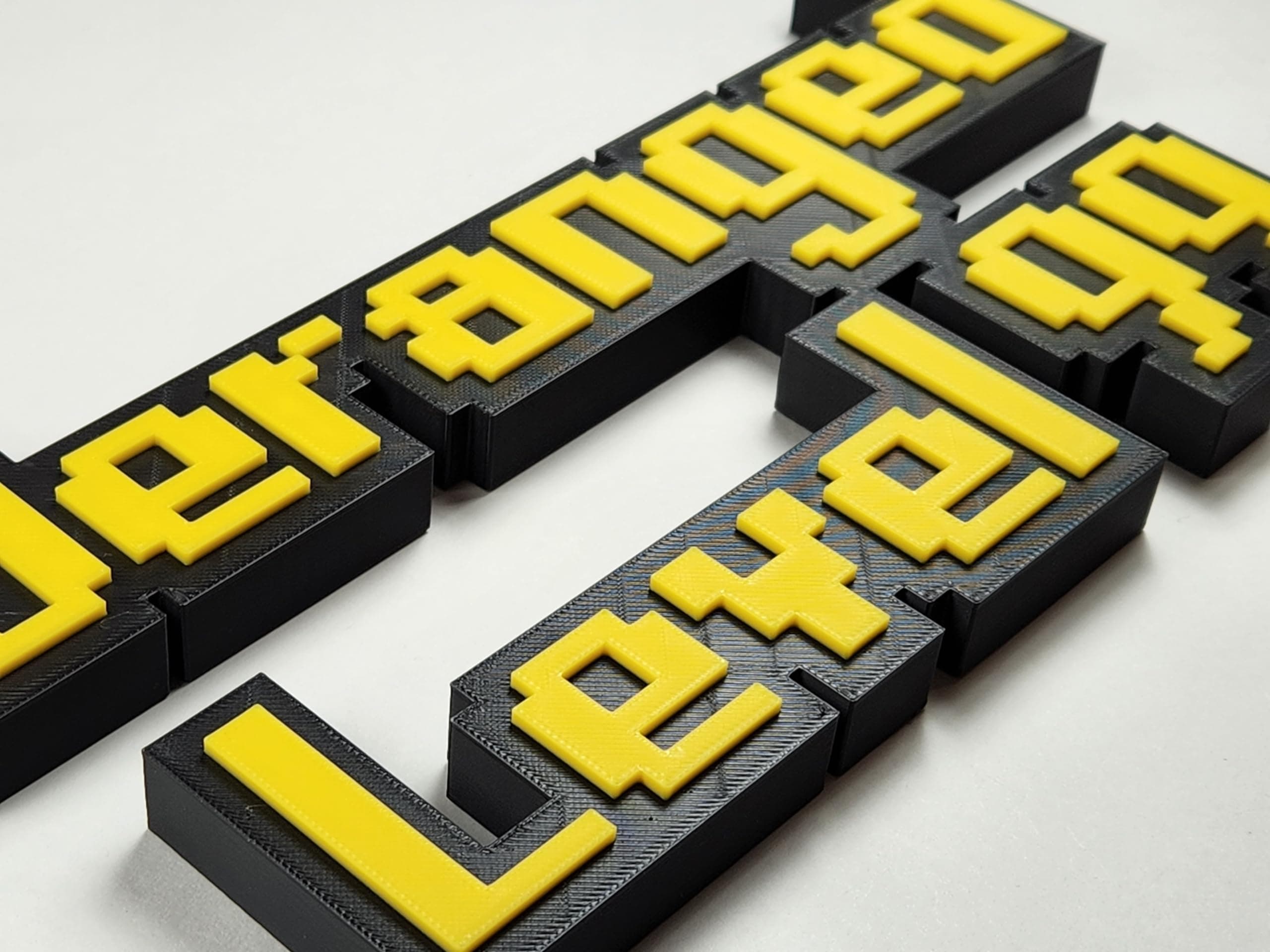 Runes Game Inspired Personalized Nameplate - 3D Printed - Desk/Shelf Decor (Dual-Line) product image 4