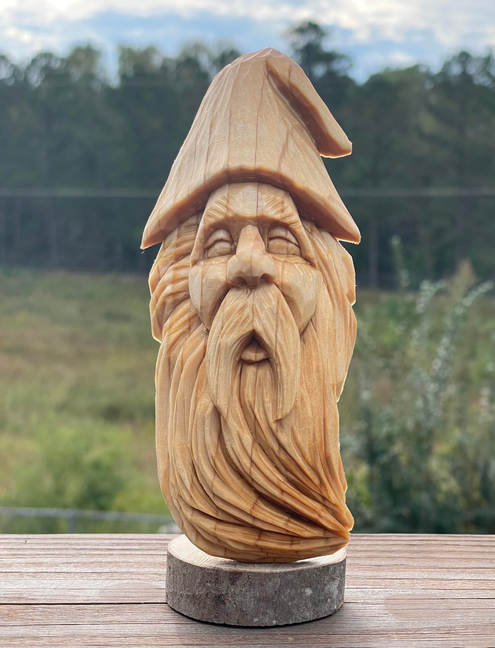 Wood Carving Stencils, Gnome, Bearded Man and Santa Figures (Spirit Face & Eyes) product image 2
