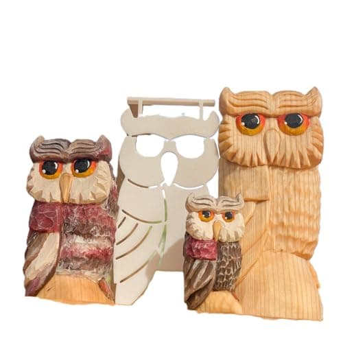 Owl Wood Carving Stencil