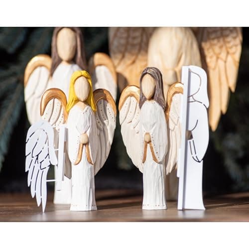 Winged Angel Wood Carving Stencil